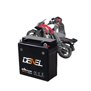 Suku cadang sepeda motor DENEL baterai de moto 5ah 12v yt5a yt7c 6mf5al 250cc baterai sepeda motor Cina