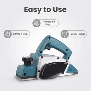 Raboteuse électrique portative multifonctionnelle légère professionnelle pour le travail du bois - Product Image 2