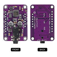 Placa decodificadora de audio estéreo UDA1334A I2S DAC para 3,3 V - 5V