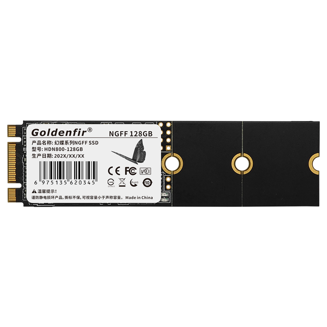 Goldenfir NGFF M.2 SSD 128GB 256GB 512GB 1TB NGFF Solid State Drive Internal Hard Disk Hdd for Laptop Desktop