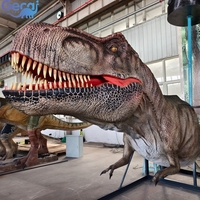 Parc d'attractions, dinosaures grandeur nature, fabricant de dinosaures géants, tête de dinosaure animatronique pour parc à thème