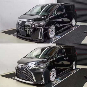 Bodykit komplettes Kit für To yo ta Alphar und Vellfire Upgrade Le xus LM300h LM350 Facelift ing mit Scheinwerfern und Rücklichtern - Product Image 2