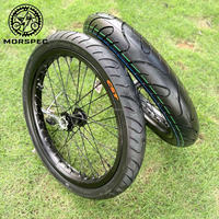 Ensemble de roues MORSPEC Surron Light Bee Lbx Supermoto Lbx Talaria pour moto SuperMoto, jantes noires 70/90-17 90/80-17 17 pouces