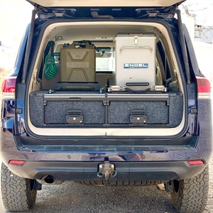 ระบบลิ้นชักแบบคู่ LC300 LX600 สำหรับ Toyota Land Cruiser 300 พร้อมรางเลื่อนตู้เย็น - Product Image 1