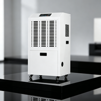 Déshumidificateur industriel robuste 158L/D, sur pied, pour entrepôt, usine, usage commercial, sécheur d'air, 220V, neuf