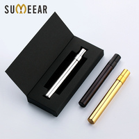 SUMEEAR Flacon de parfum plat en verre UV 10 ml avec capuchon pulvérisateur, atomiseur rechargeable, logo personnalisé, carton de sécurité, diffuseur à bâtonnets, parfum prêt à l'emploi