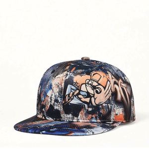 Gorra Snapback con Estampado Digital Completo del Fabricante OEM, Gorra de Béisbol con Graffiti Hawaiano para Hombre - Product Image 3