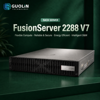 Serveur en rack FusionServer 2288 V7 2U 2-ways d'origine, serveur en rack d'entreprise à haute densité de calcul, prise en charge PCIe 5.0