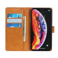 Étui portefeuille en cuir PU de haute qualité pour iPhone 18 17 16 15 14 13 12 Pro Max, style livre, pour la vente au détail