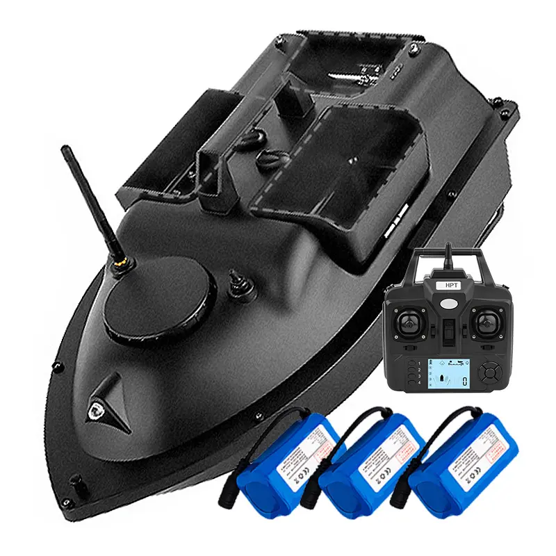 New 5200Mah*3 Large Capacity Battery Abs Plastic Rc 500m Fishing Bait Boat With Gps Fish Finder