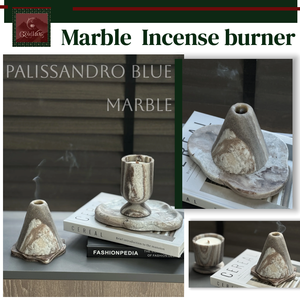 Brûleur d'encens volcanique en marbre bleu Palissandro GOLDKING pour la maison, le spa, le temple – Sculpture <span class=keywords><strong>de</strong></span> <span class=keywords><strong>pierre</strong></span> <span class=keywords><strong>de</strong></span> luxe, directement <span class=keywords><strong>de</strong></span> l'usine - Product Image 3