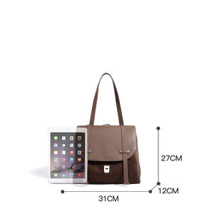 <span class=keywords><strong>Sac</strong></span> à bandoulière pour <span class=keywords><strong>femme</strong></span> en cuir de vachette véritable personnalisé, style daim mat, <span class=keywords><strong>sac</strong></span> à <span class=keywords><strong>dos</strong></span> de haute qualité, grande capacité - Product Image 4