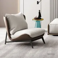 Design nordique moderne Internet modèle canapé chaise Simple balcon loisirs Latex canapé unique meubles décoration de la maison Agent