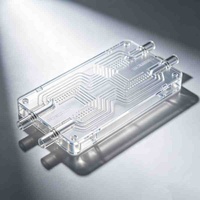 Puce microfluidique COC à faible adsorption protéinique pour tests immunoanalytiques, puce de laboratoire médical certifiée ISO13485, OEM personnalisé, haute capacité