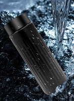 Nouvelle bouteille électronique intelligente 2025 avec déverrouillage par empreinte digitale, logo personnalisé, chargement USB, gourde isotherme 450 ml, fonctionnalités de sécurité