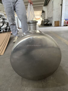 Tanque de Combustible de Aluminio Hilado de 2.9 Galones, 8" x 14", con Llenado Central, Conexión NPT de 1/4", para Diésel/Aceite/Combustible - Product Image 4