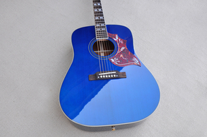 Flyoung Blue 41 Inch Acoustic Guitar Top Solid Classical Guitar <b>Stringed</b> <b>Instruments</b> - Product Image 3