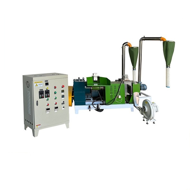 Air Cooled Granulator Plastic Pelletizing Machine/low Temperature Mini Granulator for Pe Film Waste in Blowing and Bag Recycling