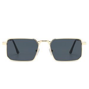 Unisex Metal <b>Square</b> <b>Sunglasses</b> UV400 PC Lens Fashion Outfits Fishing Trip - Product Image 4
