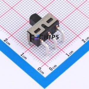 K3-1391B-51 Slide Switch Through hole Component (THT) Switch Single Pole Double Throw Rectangle Pin Header PC Pin 13.3mm - Product Image 2