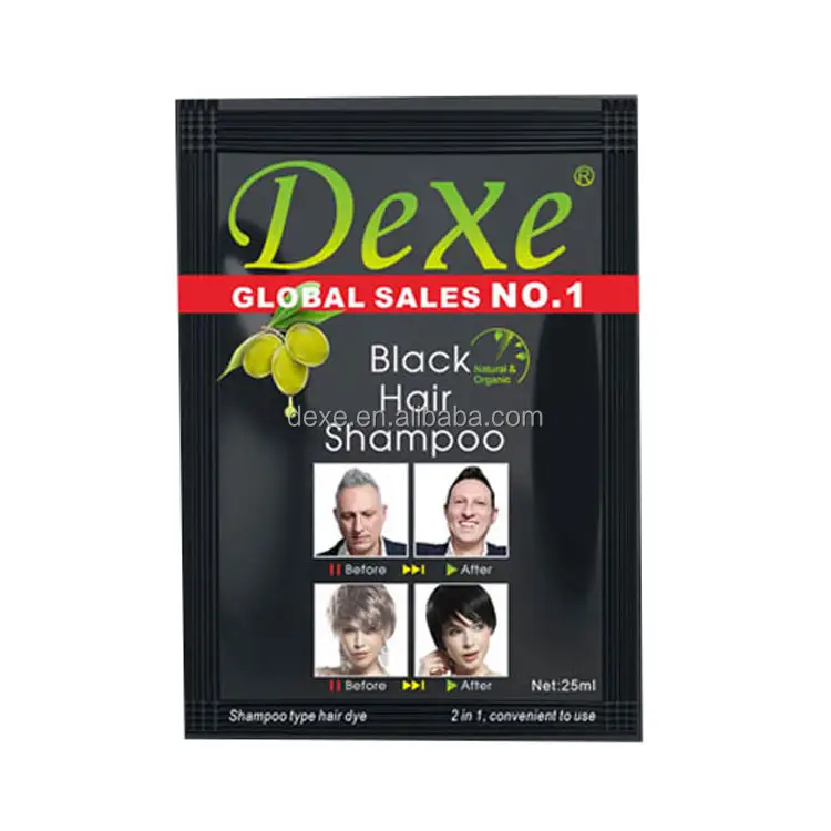 Dexe krim sampo Semir warna rambut ack bebas ppd tanpa amonia permanen pabrik asli harga murah label pribadi OEM ODM