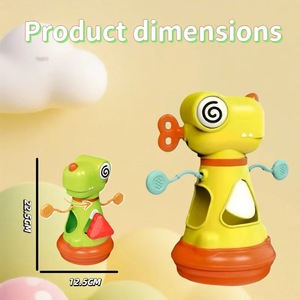 Nouveau modèle de dinosaure éducatif pour enfants, jeu de correspondance en plastique Cécile, jouet d'éveil cognitif pour la petite enfance - Product Image 2