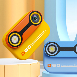 <span class=keywords><strong>Cam</strong></span>éra sous-marine pour enfants D60 en promotion – Enregistreur vidéo et photo 1080p, fonction selfie, étanche jusqu'à 3 mètres - Product Image 1