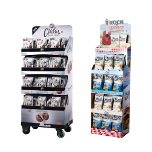 Exhibidores de Cartón Corrugado Personalizados para Supermercados, para Exhibición de Chocolate y Snacks en Tiendas - Product Image 2