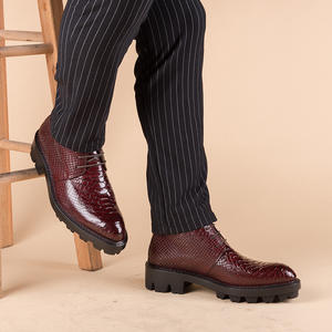 Nouvelles Chaussures en Cuir Décontractées pour Hommes, Style Italien, Semelles Souples, Tige en Peau de Mouton de Haute Qualité, Rehaussantes, Idéales pour l'Automne - Product Image 6