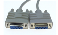 Câble d'extension VGA DB 15 broches de haute qualité, mâle-mâle, gaine PVC, blindé, pour moniteur d'ordinateur, projecteur, ordinateur portable, HDTV