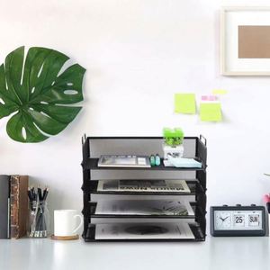 Chinese Factory <b>Top</b> Quality Best Price 4 Tier Metal <b>Mesh</b> Office Desk Organizer <b>Mesh</b> Document Holder Stand Wire <b>Mesh</b> File Tray - Product Image 2