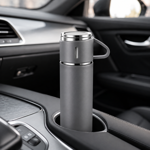 Popular Business 500ml Gift Box Set Portable Stainless Steel Vacuum Insulated <b>Thermos</b> Cup with Spoon 3 Lids - Product Image 6