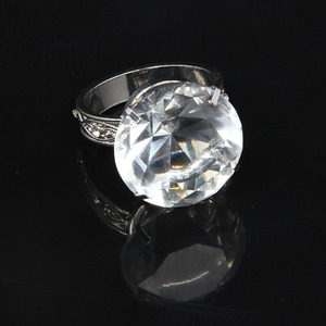 Neueste dekorative Diamant Kristall Servietten ring für die Hochzeit - Product Image 4