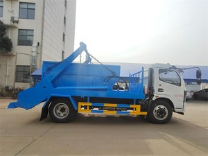 Camión de Basura con Brazo Oscilante Dongfeng 4X2 LHD RHD de 6m³, Económico, para Saneamiento Urbano y Comunidades Residenciales - Product Image 3