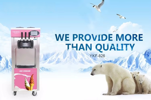 Machine à glaces commerciale automatique originale <span class=keywords><strong>mini</strong></span> entièrement automatique 3 saveurs double alimentation pour utilisation extérieure en rue - Product Image 6