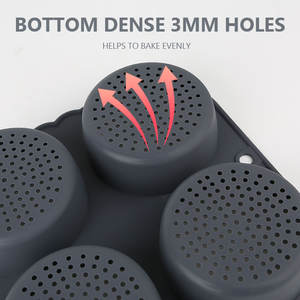 Antiadhésif 4/6/7 trous facile à libérer <span class=keywords><strong>pain</strong></span> Silicone <span class=keywords><strong>Hamburger</strong></span> chignon moule <span class=keywords><strong>Hamburger</strong></span> chignon moule <span class=keywords><strong>de</strong></span> cuisson pour <span class=keywords><strong>hamburger</strong></span> <span class=keywords><strong>maison</strong></span> petits pains - Product Image 3