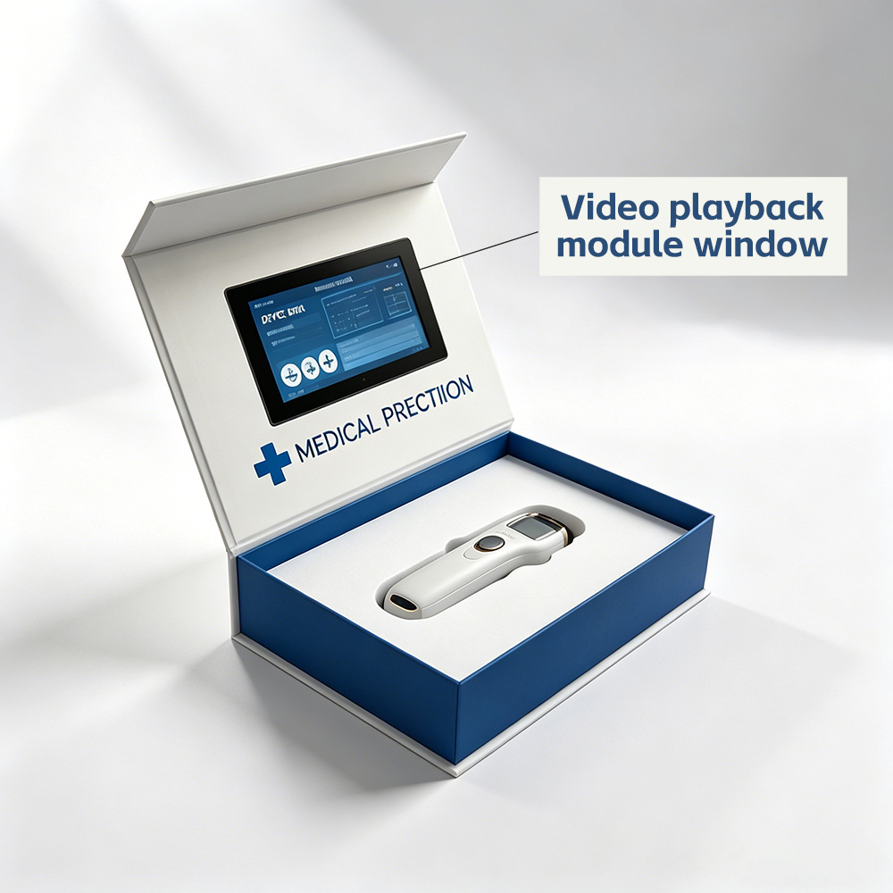 Boîte cadeau vidéo personnalisée avec écran LCD