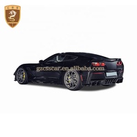 Kit carrosserie en fibre de verre style PD pour Chevrolet Corvette C7 : pare-chocs avant et arrière, diffuseur, lèvres de pare-chocs, jupes latérales, extensions d'ailes