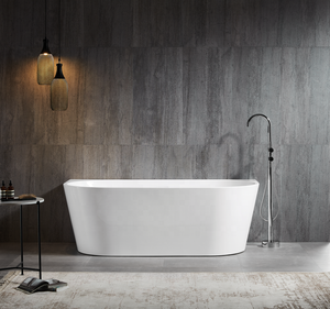 Baignoire autoportante ovale moderne Hotaqi pour usage hôtelier, en acrylique, approuvée CUPC, OEM - Product Image 2