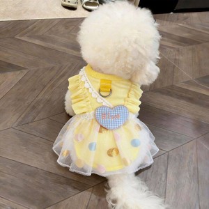 Ropa para Perros, Falda de Verano Delgada Estilo Princesa para Perros Pequeños, de Poliéster, Anti-Desprendimiento de Pelo - Product Image 1
