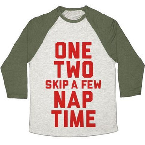 วัน, ทู, สกิปอะฟวีฟ, เนปไทม์ เสื้อยืดเบสบอลแบบทรีเบลนด์สำหรับทุกเพศ - Product Image 5