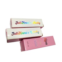Ensemble de gloss à lèvres avec impression personnalisée UV, boîtes en papier pour emballages de rouge à lèvres
