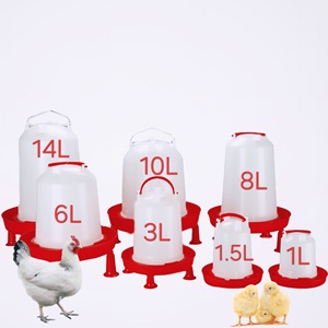 Abbeveratoio per Pollame con Manico Rinforzato 1L, 4 Grandi Gambe, Abbeveratoio Automatico per Polli per un'Allevamento Affidabile in Giardino - Product Image 6