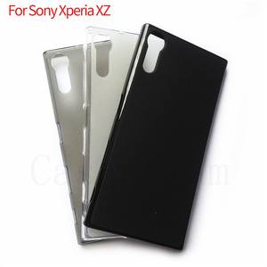 Fabricant de gros étuis en TPU mat souple givré couverture arrière étui de téléphone portable en silicone pour <span class=keywords><strong>Sony</strong></span> Xperia <span class=keywords><strong>XZ</strong></span> noir - Product Image 2