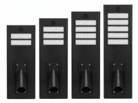 Lampadaire solaire de haute qualité pour autoroute, 250W LED, 5 modules, batterie, IP65, étanche, extérieur, noir, lampe de route