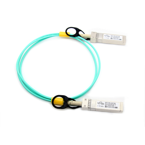 Câble optique actif Realsea Factory <span class=keywords><strong>compatible</strong></span> 10G AOC SFP+ vers SFP+ 1M, qualité DDM, utilisé pour les centres de données et l'IA - Product Image 3