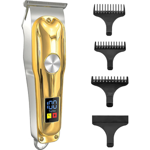 เครื่องตัดผมไฟฟ้าแบบชาร์จได้สำหรับมืออาชีพ สำหรับช่างตัดผมชาย - Product Image 1