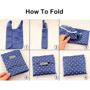 Sac fourre-tout pliable extensible personnalisé, nouveau design 2025, en tissu ripstop, réutilisable, en polyester et nylon, pour le shopping - Product Image 5