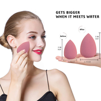 Ensemble d'éponges de beauté de haute qualité 4 pièces/boîte avec logo personnalisé ensemble d'éponges de maquillage souples sans latex