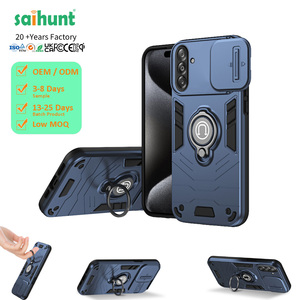 Funda Protectora Antigolpes con Anillo Magnético y Protección de Cámara Deslizante para Samsung Galaxy A08 <span class=keywords><strong>A18</strong></span>, Lista para Enviar - Product Image 1